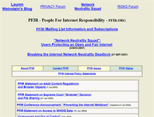 Tablet Screenshot of pfir.org